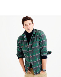 J.Crew Wallace Barnes Heavyweight Flannel In Marlow Plaid 98 J