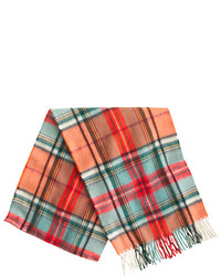J.Crew Begg Cotm Lambswool Plaid Scarf