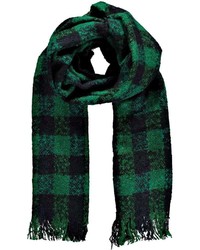 Boohoo Keely Boucle Large Check Blanket Scarf