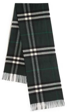 giant check cashmere scarf