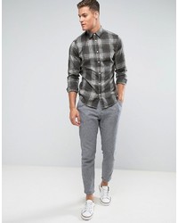 Selected Homme Shirt In Slim Fit Check Cotton