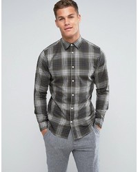 Selected Homme Shirt In Slim Fit Check Cotton