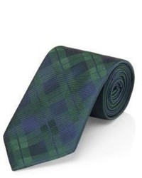 Hugo Boss Tie 7 Cm Regular Silk Plaid Tie One Size Blue