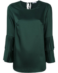 P.A.R.O.S.H. Pleated Layered Sleeves Blouse