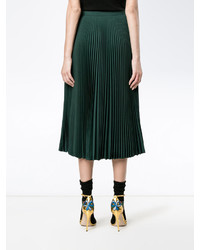 Prada Pleated Midi Skirt