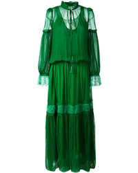 Roberto Cavalli Pleated Long Dress