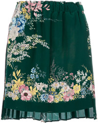 No.21 No21 Pleated Floral Skirt