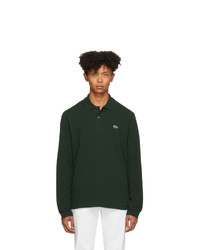 Lacoste Green Classic Long Sleeve Polo
