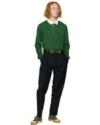 Ps By Paul Smith Green Happy Polo