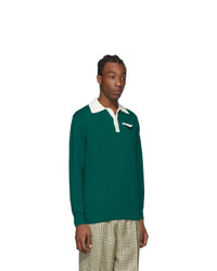 Casablanca Green Knit Polo