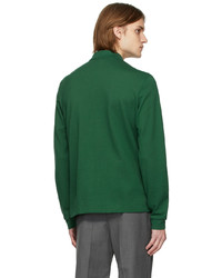 Lacoste Green L1212 Long Sleeve Polo