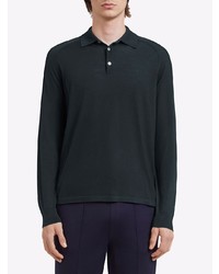 Ermenegildo Zegna Long Sleeve Polo Shirt