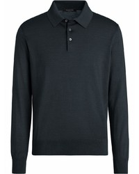 Ermenegildo Zegna Long Sleeve Polo Shirt