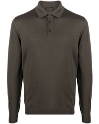 Roberto Collina Long Sleeve Polo Shirt
