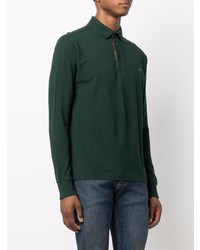 Etro Long Sleeved Cotton Polo Shirt