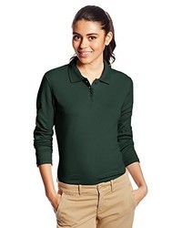 Classroom Uniforms Classroom Juniors Junior Long Sleeve Fitted Polo