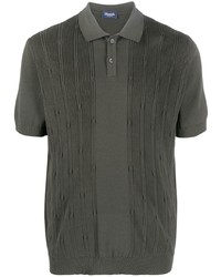Drumohr Fine Knit Design Polo Shirt