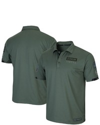 Colosseum Green Clemson Tigers Oht Military Appreciation Echo Polo In Olive At Nordstrom