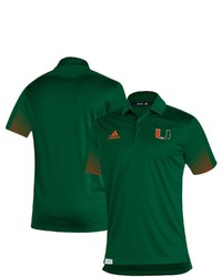 adidas Green Miami Hurricanes 2021 Sideline Roready Primeblue Polo In Green At Nordstrom