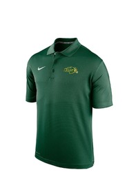 Nike Green Ndsu Bison Varsity Dri Fit Polo