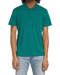 ATM Anthony Thomas Melillo Jersey Cotton Polo Shirt In Forest Green At Nordstrom