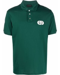 Emporio Armani Logo Patch Short Sleeve Polo Shirt