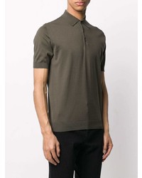 Dell'oglio Plain Short Sleeved Polo Shirt