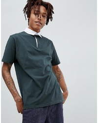 ASOS DESIGN Relaxed Fit Rugby Polo