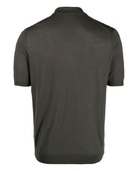 Barba Short Sleeve Silk Polo Shirt