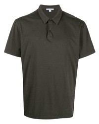 James Perse Short Sleeved Cotton Polo Shirt