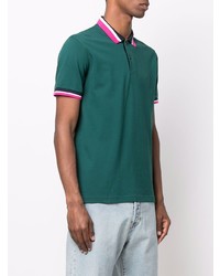 Sun 68 Stripe Trim Polo Shirt