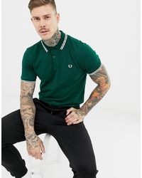 fred perry twin tipped polo green