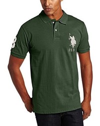 U.S. Polo Assn. Solid Short Sleeve Pique Polo Shirt