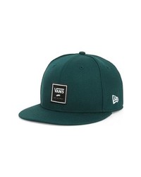Dark Green Print Baseball Cap