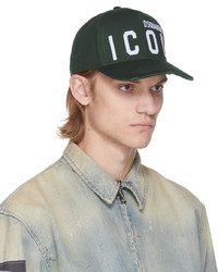 DSQUARED2 Green Be Icon Cap