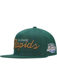Mitchell & Ness Green Colorado Rapids Historic Logo Since 96 Foundation Script Snapback Hat At Nordstrom