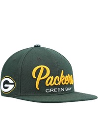 PRO STANDARD Green Green Bay Packers Script Wordmark Snapback Hat At Nordstrom