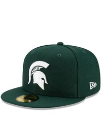 New Era Green Michigan State Spartans Team Detail 59fifty Fitted Hat At Nordstrom