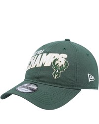New Era Green Milwaukee Bucks 2021 Nba Finals Champions Block On The Court 9twenty Adjustable Hat At Nordstrom