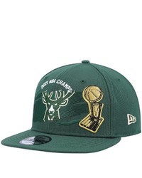 New Era Green Milwaukee Bucks 2021 Nba Finals Champions Tear On The Court 9fifty Snapback Hat At Nordstrom