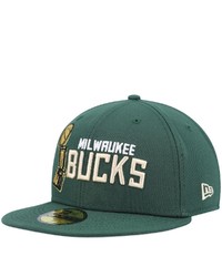 New Era Green Milwaukee Bucks Champs Trophy 59fifty Fitted Hat At Nordstrom