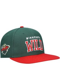 '47 Green Minnesota Wild Blockshead Snapback Hat At Nordstrom