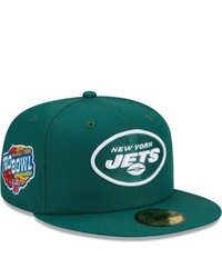 New Era Green New York Jets Patch Up 1999 Pro Bowl 59fifty Fitted Hat At Nordstrom