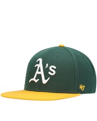 '47 Green Oakland Athletics No Shot Captain Snapback Hat At Nordstrom