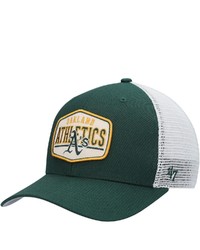 '47 Green Oakland Athletics Shumay Mvp Snapback Adjustable Hat