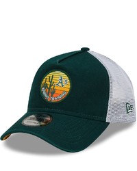New Era Green Oakland Athletics Sunset Trucker 9forty Snapback Hat At Nordstrom