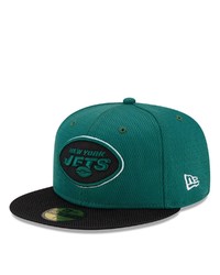 New Era Greenblack New York Jets 2021 Nfl Sideline Road 59fifty Fitted Hat At Nordstrom