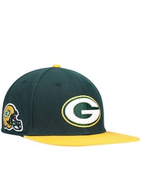 PRO STANDARD Greengold Green Bay Packers 2tone Snapback Hat At Nordstrom