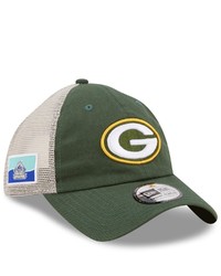 New Era Greenwhite Green Bay Packers Flag 9twenty Trucker Snapback Hat At Nordstrom