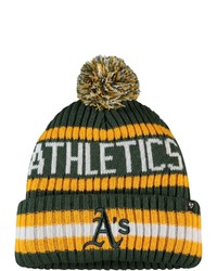 '47 Green Oakland Athletics Bering Cuffed Knit Hat With Pom At Nordstrom